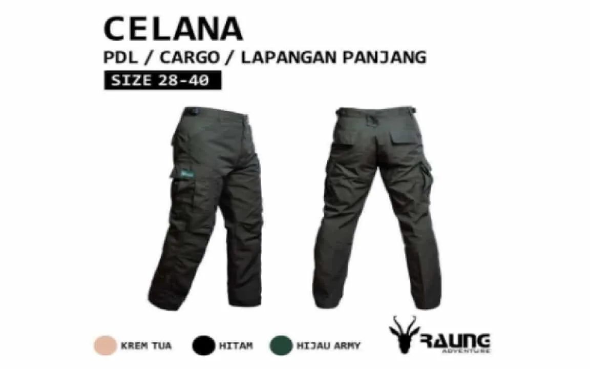 Raung Adventure Celana Cargo Pria