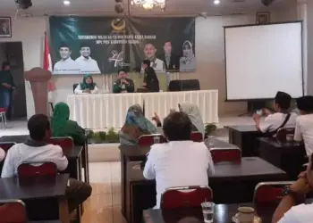 DPC PBB Kabupaten Serang, menggelar milad ke 24 disalah satu rumah makan di Kota Serang. Minggu (17/7/2022). (ISTIMEWA)