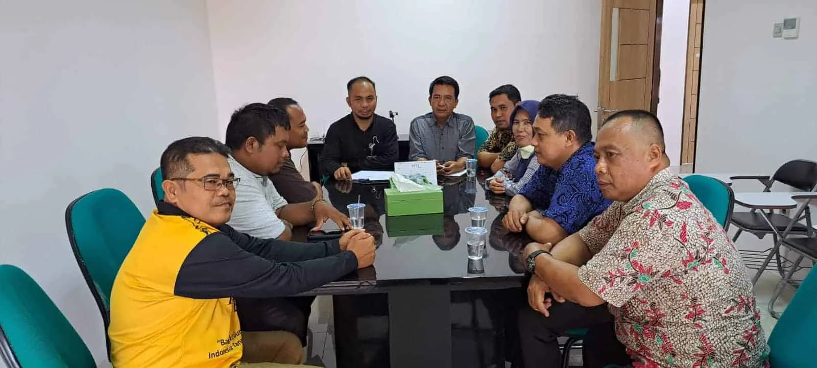 Perwakilan PPPK, bersilaturahmi dengan Plt Kepala BKPSDM Kabupaten Serang, Surtaman belum lama ini. (ISTIMEWA)