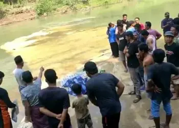 Bocah yang Hanyut di Sungai Cisimeut Lebak Ditemukan Sudah Tewas