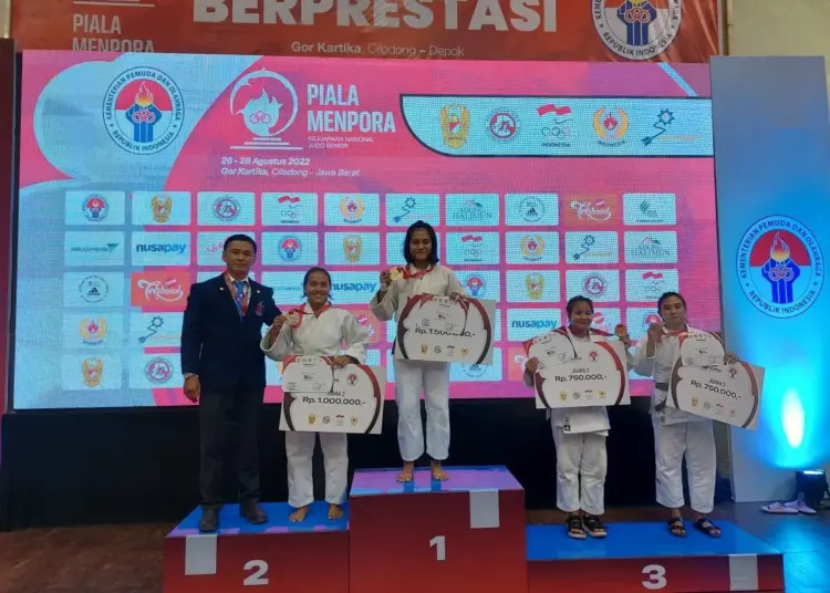 Dua Atlet Judo Banten Raih Medali Emas Piala Menpora 2022