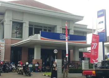 Bank BRI Kantor Cabang Pandeglang, tampak depan. (DOKUMEN/SATELITNEWS.ID)