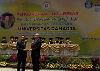 Selamat, Prof Untung Rahardja Dikukuhkan Jadi Guru Besar Universitas Raharja