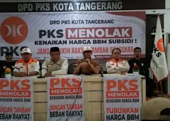 Tolak Kenaikan Harga BBM, PKS Kota Tangerang Sebut Pemerintah Pilih Solusi Tak Kreatif