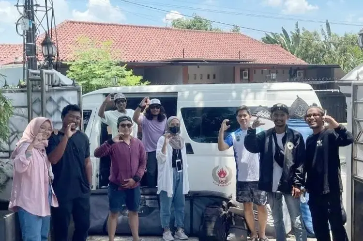 Para atlet selancar asal Banten, siap diberangkatkan ke ajang Kejurnas Selancar, di Bali, 4 - 5 Oktober 2022. (ISTIMEWA)