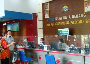 Kantor Disdukcapil Kota Serang. (ISTIMEWA)