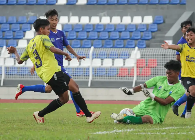 Foto Sepakbola Porprov VI Banten, Kota Tangerang Kalahkan Pandeglang