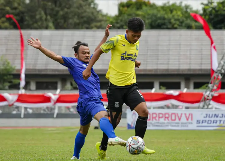 Foto Sepakbola Porprov VI Banten, Kota Tangerang Kalahkan Pandeglang