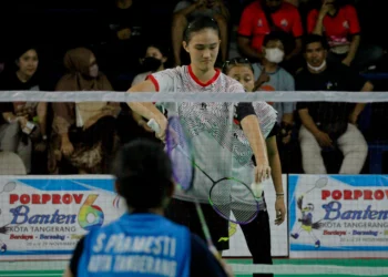 Foto Final Bulu Tangkis Ganda Putri Porprov VI Banten