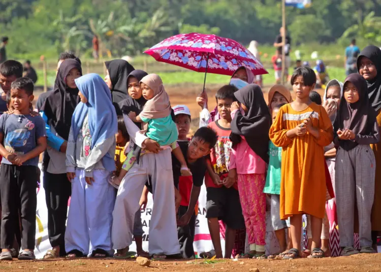 Foto Aksi Atlet Cabor Motocross Porprov VI Banten