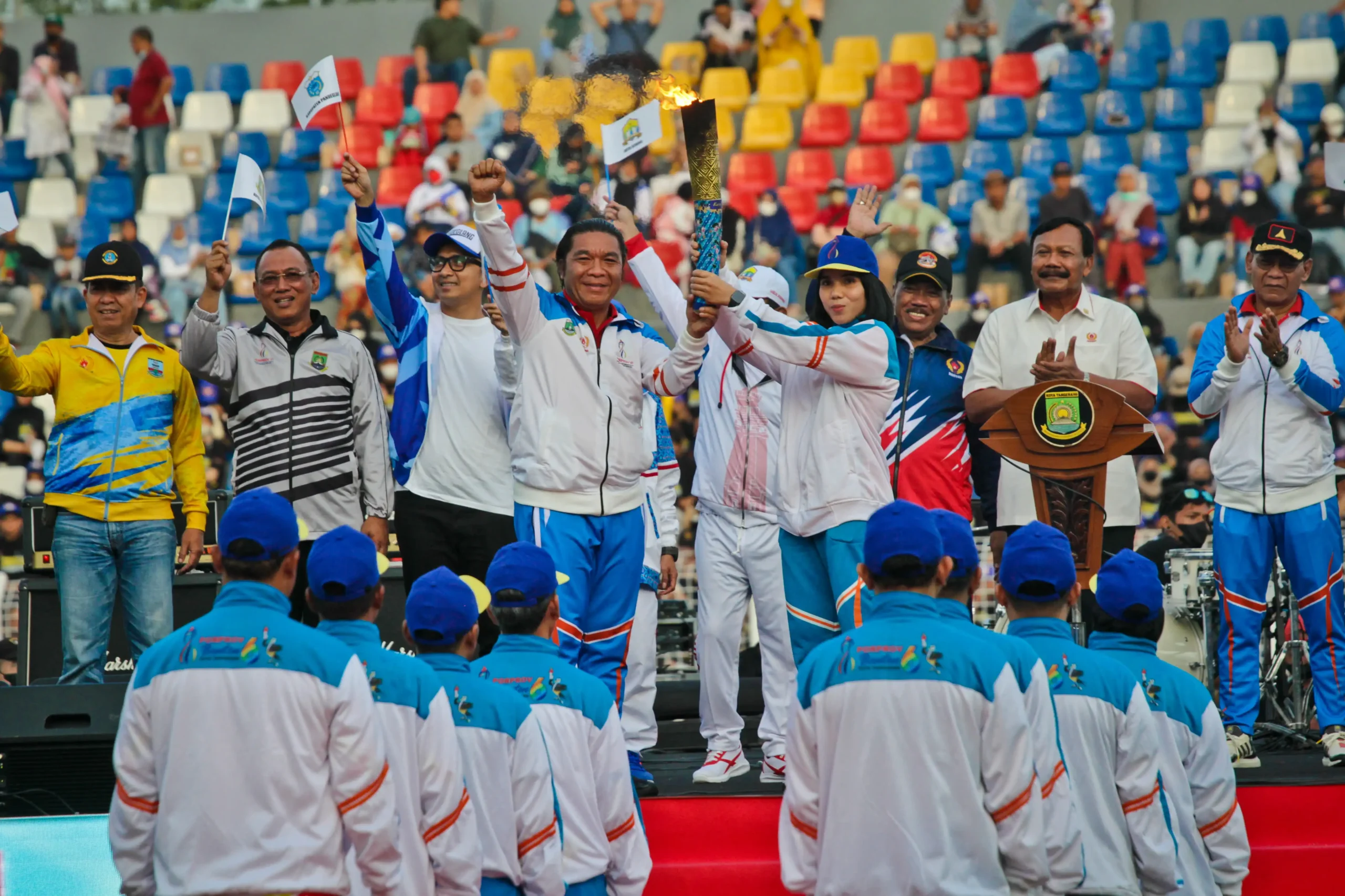 Foto Kemeriahan Pembukaan Porprov Vi Banten