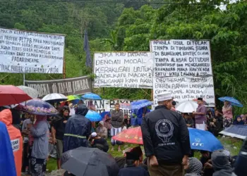 Geothermal Padarincang Kembali Memanas, Warga Blokade Alat Berat