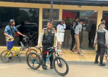 Pencuri Sepeda di Alun-Alun Ahmad Yani Tangerang Ditangkap Polisi