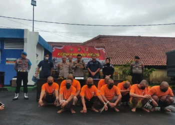 10 Ton BBM Bersubsidi Disita Polres Pandeglang, 13 Orang Ditangkap