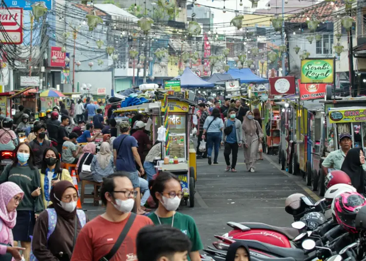 Foto Penataan Kawasan Kuliner Pasar Lama Kota Tangerang