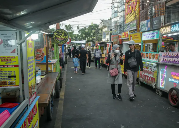 Foto Penataan Kawasan Kuliner Pasar Lama Kota Tangerang