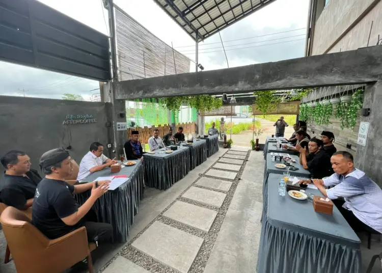 Suasana silaturahmi Perkumpulan Boedak Saung, Senin (23/1/2023). (ISTIMEWA)