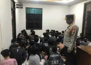 Diduga Hendak Tawuran, 72 Remaja Diamankan Polisi di Neglasari