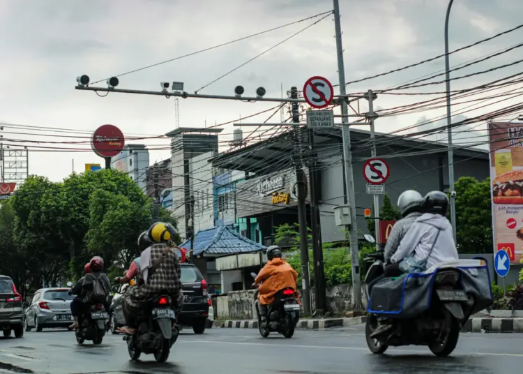 Foto Uji Coba Sistem Tilang Elektronik di Kota Tangerang