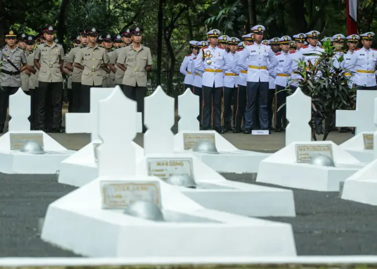 Foto Peringatan Peristiwa Pertempuran Lengkong di TMP Taruna