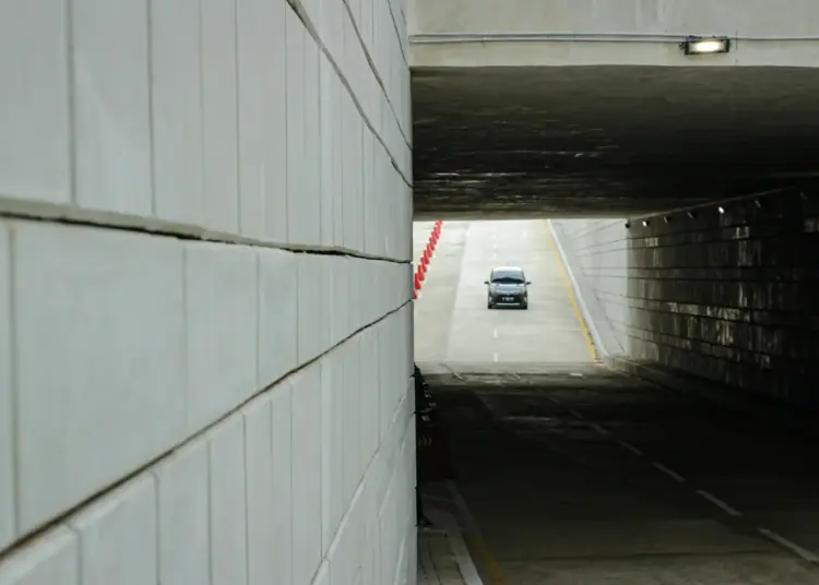 Foto Uji Coba Underpass di Kawasan BSD