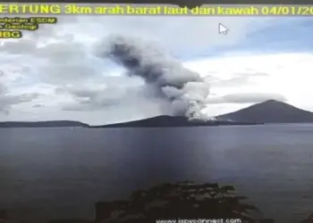 Gunung Anak Krakatau Erupsi, Warga Lebak Selatan Diminta Waspada