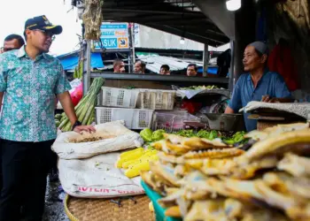 Pilar Pimpin Penertiban Pasar Ciputat