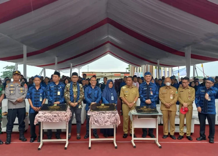 Peresmian pembangunan SMAN 1 Lebak Wangi, Selasa (21/2/2023). (ISTIMEWA)