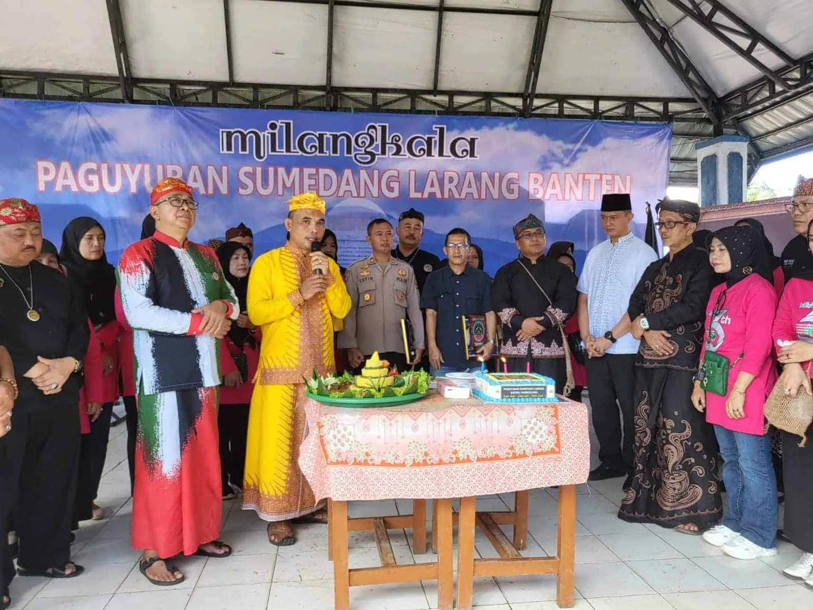 Paguyuban Sumedang Larang Banten rayakan Milangkala 3, Minggu (19/2/2023). (ISTIMEWA)