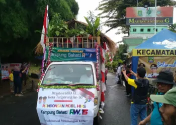 Pawai Mobil Hias di Ciledug, Wujud Cinta Masyarakat Terhadap Kota Tangerang 