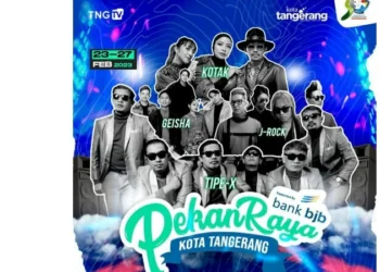 Bersiap, Nanti Malam Band Tipe-X Gebrak Panggung Pekan Raya Kota Tangerang