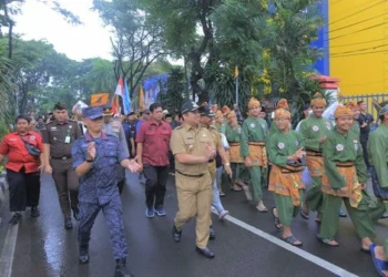 Gerak Jalan Kebangsaan Kota Tangerang Dimeriahkan Keragaman Nusantara