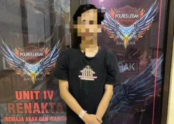 Pakai Pedang Samurai Saat Tawuran, Remaja Ini Ditangkap Aparat Polres Lebak