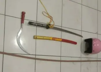 Bawa Golok Hingga Celurit, 9 Remaja ABG Ditangkap Aparat Polsek Pinang