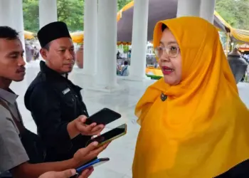 Kepala Disnakertrans Kabupaten Serang, Diana A Utami. (SIDIK/SATELITNEWS.COM)