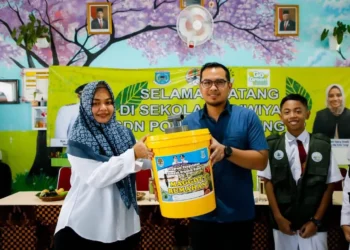 Sambut Penilaian Adiwiyata Nasional, Pilar Tinjau SDN 2 Pondok Jagung