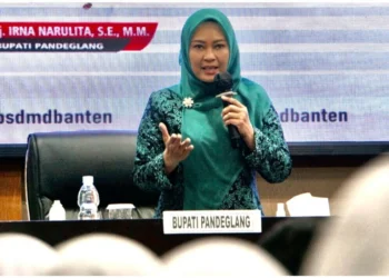 Irna Narulita, Bupati Pandeglang. (ISTIMEWA)