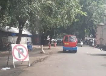 Titik Larangan Parkir di Jalan Sunan Kalijaga Rangkasbitung Kembali Diterapkan