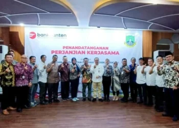 PT Bank Pembangunan Daerah Banten Tbk (Bank Banten), kembali melanjutkan kerja sama dengan Badan Pendapatan Daerah (BAPENDA) Provinsi Banten. (ISTIMEWA)