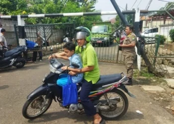 Cegah PKL Membandel, Jalan Durian Barat Pasar Anyar Tangerang Dipasangi Pagar