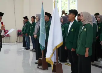 Pengurus DOM dan BEM UNMA Banten periode 2023 - 2024, resmi dilantik, Selasa (6/6/2023). (ISTIMEWA)