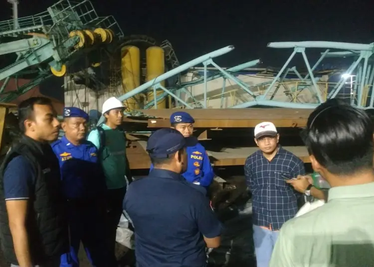 Ditpolairud Polda Banten tangani kasus Laka Kerja. (ISTIMEWA)