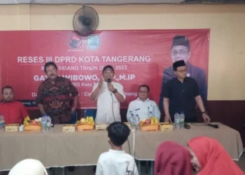 Ketua DPRD Kota Tangerang Gelar Reses, Kebutuhan Infrastruktur Masih Jadi Aspirasi