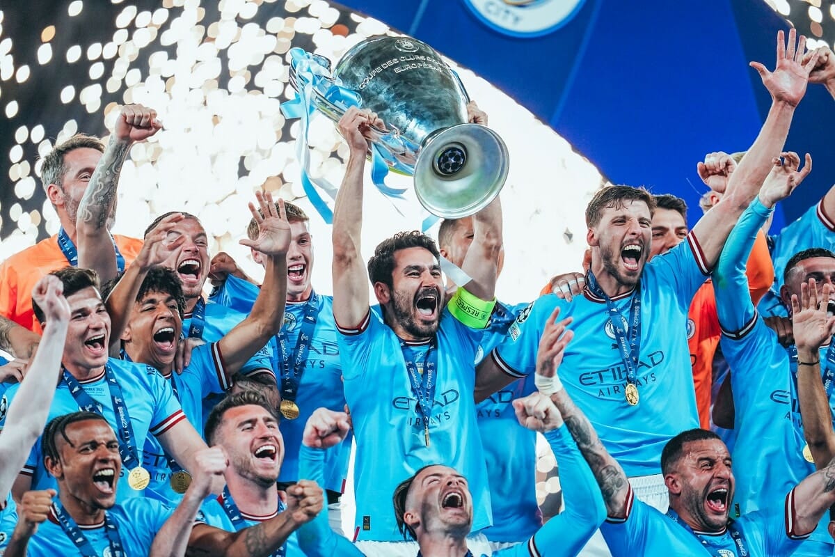 Juarai Liga Champions, Manchester City Treble Winners