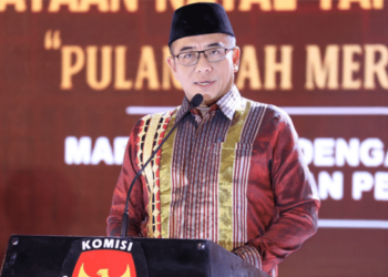 Ketua Komisi Pemilihan Umum (KPU) Hasyim Asy’ari. (RM)