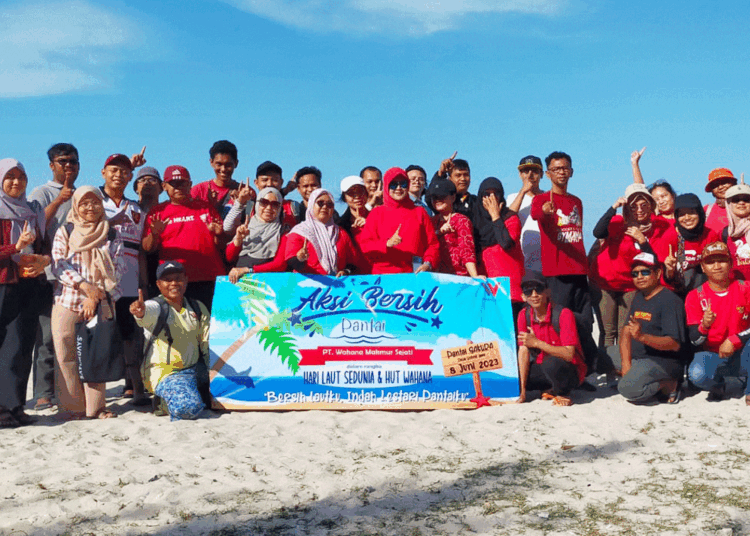 Aksi Bersih Pantai, Wahanians Kumpulkan 510 Kg Sampah Pulau Untung Jawa