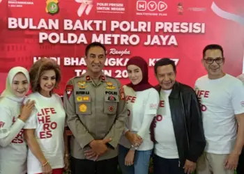 Sambangi Polda Metro Jaya, Sejumlah Artis Kompak Donor Darah