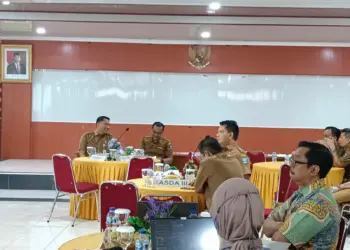 FGD–Bappedalitbang Kabupaten Serang, menggelar FGD terkait dokumen KLHS, belum lama ini. (ISTIMEWA)