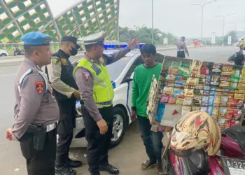 Hari Keempat Operasi, Polda Banten Beri Imbauan ke Pedagang Kaki Lima