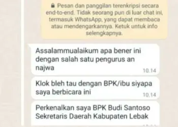 Modus Minta Bantuan Ponpes, Nama Sekda Lebak Dicatut Penipu